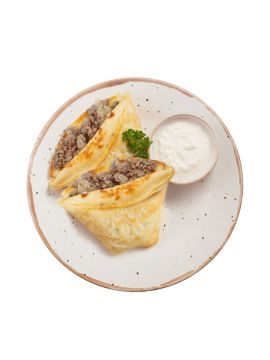 Блины с мясом и сметаной 280 гр.